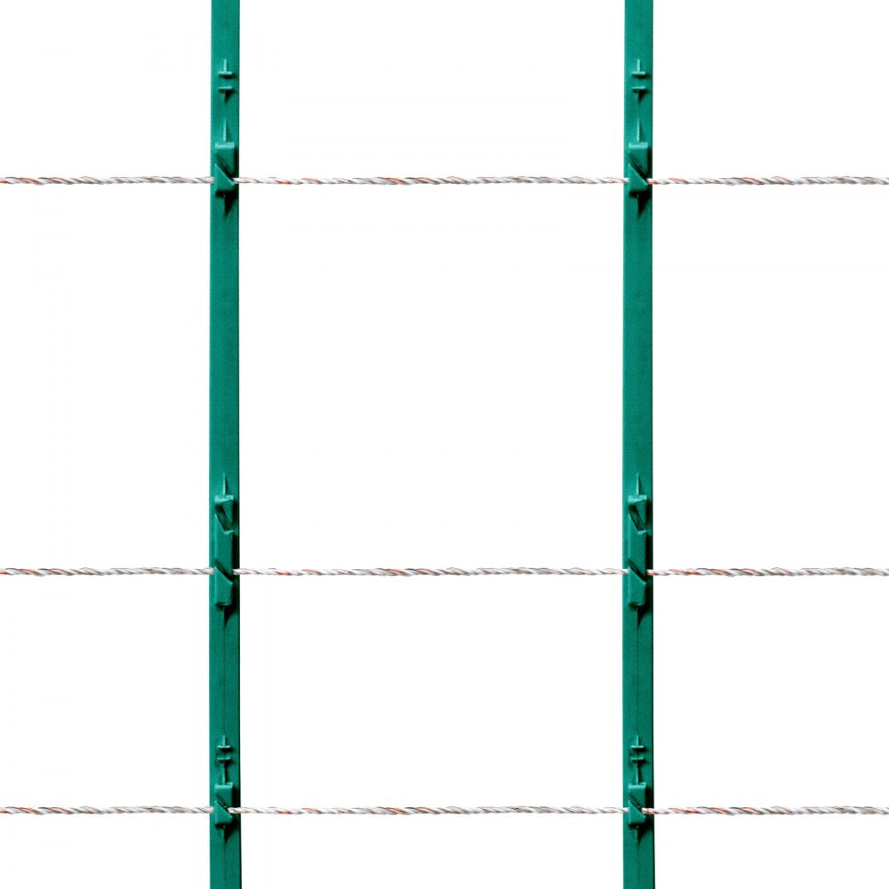 VEVOR Electric Fence Wire, 2625Ft 800M Portable Polywire, 3/32" Diameter 9 Mixed Metal Strands for Reliable Conductivity and UV, Rust Resistance, Fencing Rope Line for Horse, Cattle, Livestock