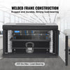 VEVOR 6U Wall Mount Network Server Cabinet, 15.5'' Deep, Server Rack Cabinet Enclosure, 200 lbs Max. Ground-mounted Load Capacity, with Locking Glass Door Side Panels, for IT Equipment, A/V Devices