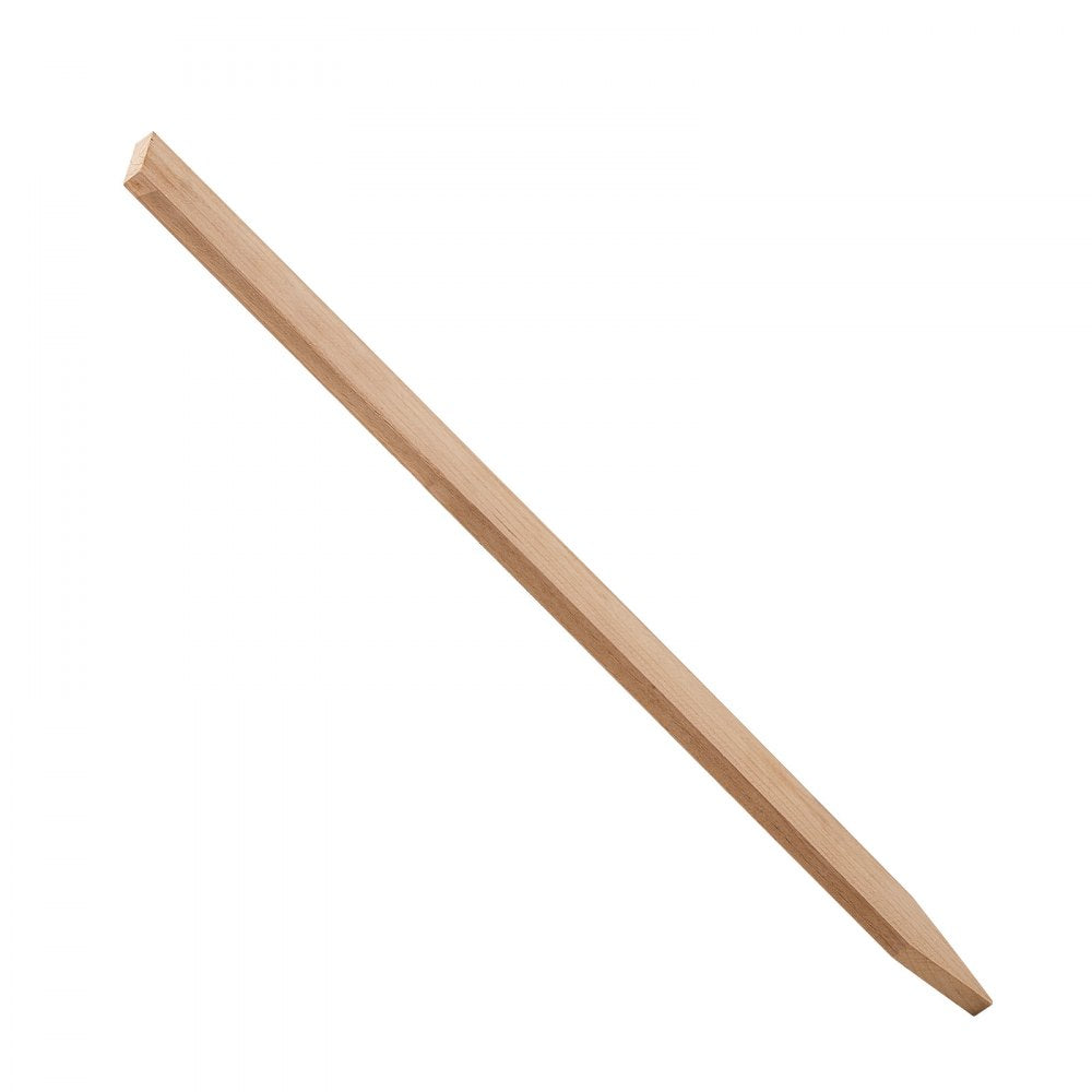VEVOR Wooden Garden Stakes, 25 Pcs 24 x 0.5 x1.5 in Survey Grading Stakes, Garden Ground Stake with Sharp Point, Fir Wood Plant Support Stake, Sign Posts for Silt Fence Backyard Boundaries Baselines