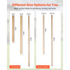VEVOR Wooden Garden Stakes, 25 Pcs 36 x 0.5 x1.5 in Survey Grading Stakes, Garden Ground Stake with Sharp Point, Fir Wood Plant Support Stake, Sign Posts for Silt Fence Backyard Boundaries Baselines