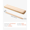 VEVOR Wooden Garden Stakes, 25 Pcs 36 x 0.5 x1.5 in Survey Grading Stakes, Garden Ground Stake with Sharp Point, Fir Wood Plant Support Stake, Sign Posts for Silt Fence Backyard Boundaries Baselines