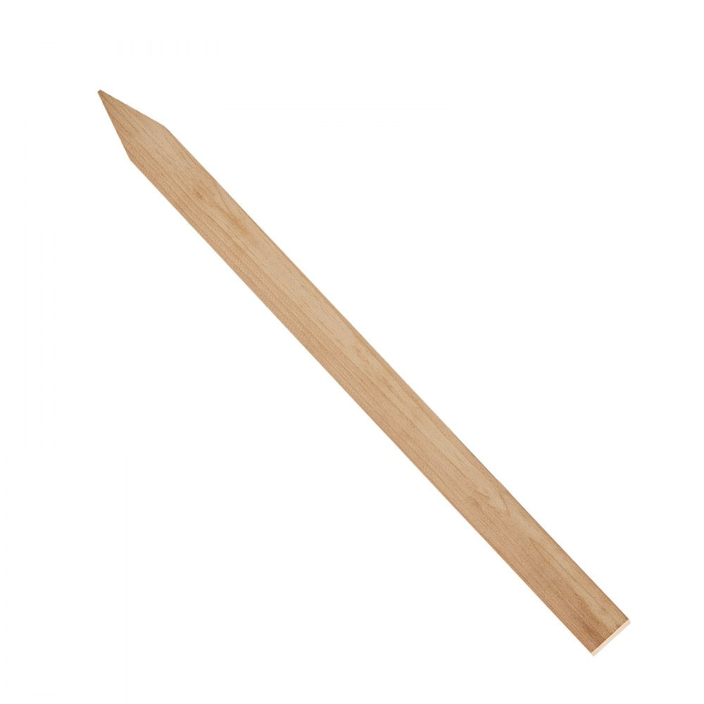 VEVOR Wooden Garden Stakes, 25 Pcs 36 x 0.5 x1.5 in Survey Grading Stakes, Garden Ground Stake with Sharp Point, Fir Wood Plant Support Stake, Sign Posts for Silt Fence Backyard Boundaries Baselines