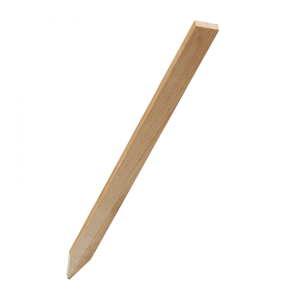 VEVOR Wooden Garden Stakes, 25 Pcs 36 x 0.5 x1.5 in Survey Grading Stakes, Garden Ground Stake with Sharp Point, Fir Wood Plant Support Stake, Sign Posts for Silt Fence Backyard Boundaries Baselines