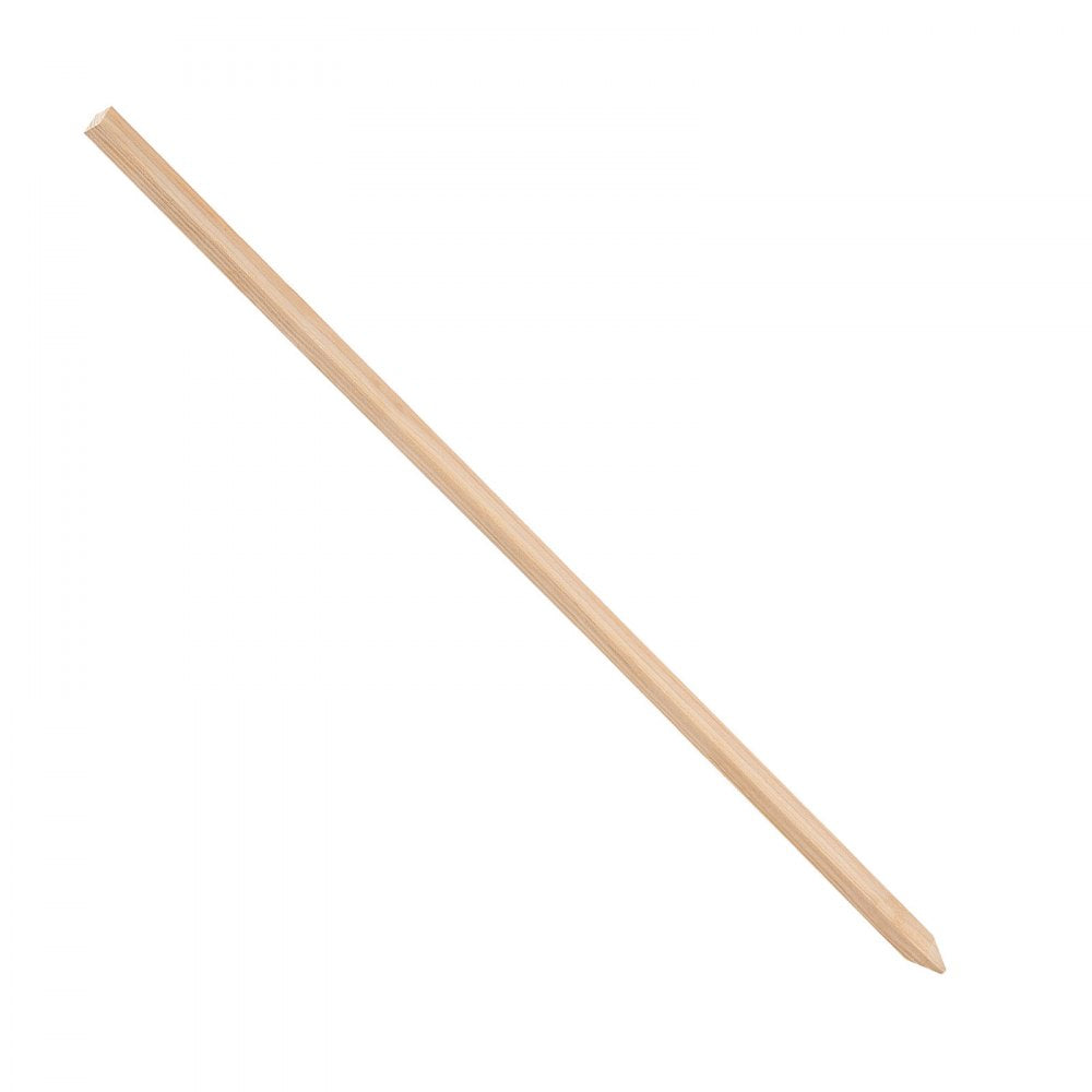 VEVOR Wooden Garden Stakes, 25 Pcs 48x0.75x0.75 in Survey Grading Stakes, Garden Ground Stake with Sharp Point, Fir Wood Plant Support Stake, Sign Posts for Silt Fence Backyard Boundaries Baselines