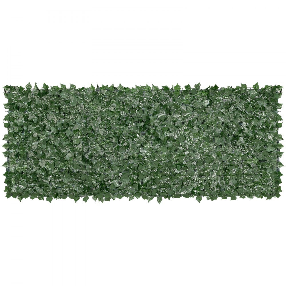 VEVOR Ivy Privacy Fence, 39 x 98 in Artificial Green Wall Screen, Greenery Ivy Fence with Mesh Cloth Backing and Strengthened Joint, Faux Hedges Vine Leaf Decoration for Outdoor Garden, Yard, Balcony
