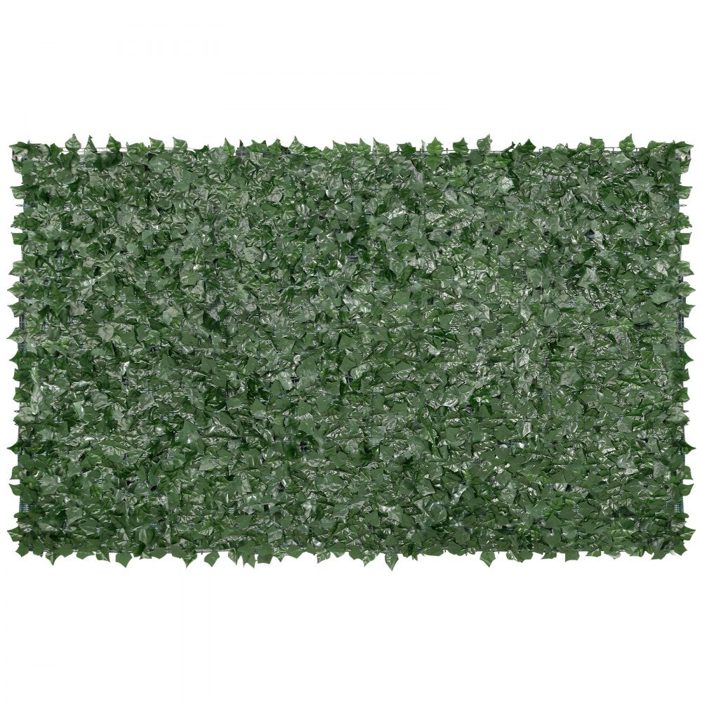 VEVOR Ivy Privacy Fence, 59 x 98 in Artificial Green Wall Screen, Greenery Ivy Fence with Mesh Cloth Backing and Strengthened Joint, Faux Hedges Vine Leaf Decoration for Outdoor Garden, Yard, Balcony