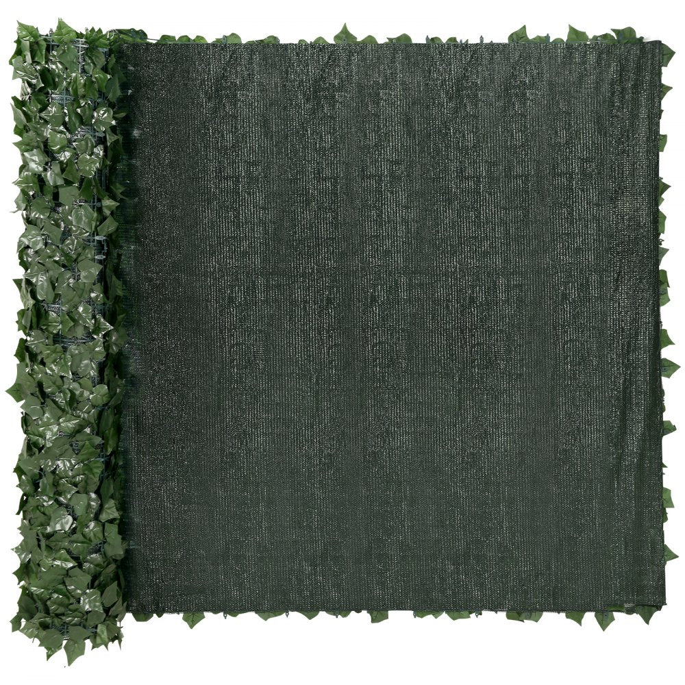 VEVOR Privacy Ivy Fence, 59 x 118in Artificial Green Wall Screen, Greenery Ivy Fence with Mesh Cloth Backing and Strengthened Joint, Faux Hedges Vine Leaf Decoration for Outdoor Garden, Yard, Balcony