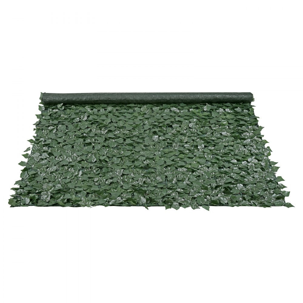 VEVOR Ivy Privacy Fence, 96 x 72 in Artificial Green Wall Screen, Greenery Ivy Fence with Mesh Cloth Backing and Strengthened Joint, Faux Hedges Vine Leaf Decoration for Outdoor Garden, Yard, Balcony