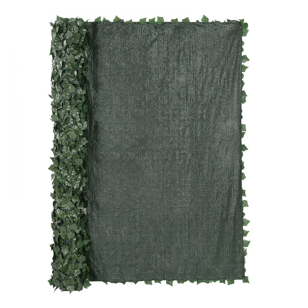 VEVOR Ivy Privacy Fence, 96 x 72 in Artificial Green Wall Screen, Greenery Ivy Fence with Mesh Cloth Backing and Strengthened Joint, Faux Hedges Vine Leaf Decoration for Outdoor Garden, Yard, Balcony