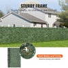 VEVOR Ivy Privacy Fence, 96 x 72 in Artificial Green Wall Screen, Greenery Ivy Fence with Strengthened Joint, Faux Hedges Vine Leaf Decoration for Outdoor Garden, Yard, Balcony, Patio Decor