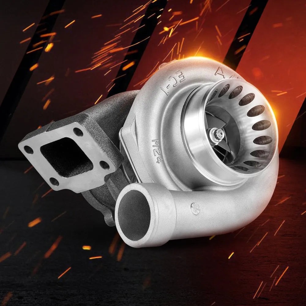 VEVOR Turbo Turbocharger with Gasket Kit, Turbo Charger Replacement for Car Engines, Compatible with 2.5L-6.0L Engine Displacements, Heat Resistance Engine Turbocharger with K418 Alloy Impeller