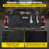 VEVOR Tailgate Pad, 54" Wide Pickup Truck Tailgate Bike Pad, Bike Tailgate Protection Cover Carries up to 5 Bikes, Truck Bed Bike Pad with PVC Outer Layer, Tool Pocket and Straps