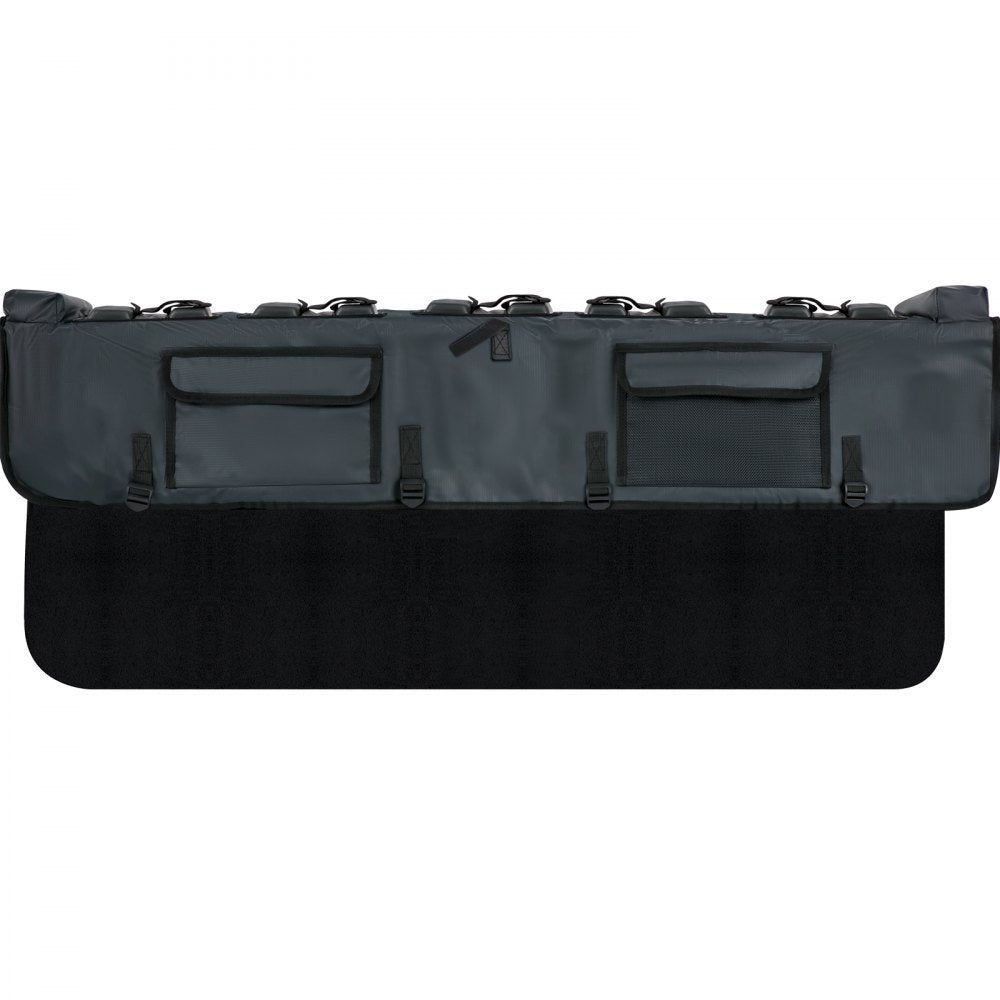 VEVOR Tailgate Pad, 54" Wide Pickup Truck Tailgate Bike Pad, Bike Tailgate Protection Cover Carries up to 5 Bikes, Truck Bed Bike Pad with PVC Outer Layer, Tool Pocket and Straps