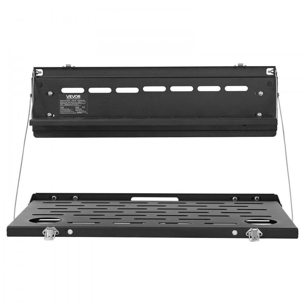 VEVOR Tailgate Table for 2021-2026 Ford Bronco 4 Door Hardtops (Exclude Bronco Sport), Foldable Molle Panel Drop Down Table, Rear Door Cargo Storage Rack Shelf Luggage Holder Carrier