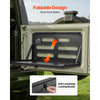 VEVOR Tailgate Table for Jeep Wrangler JL 2019 - Present , Carbon Steel Foldable Molle Panel Drop Down Table, Rear Door Cargo Storage Rack Shelf Luggage Holder Carrier Camping Accessories