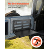 VEVOR Tailgate Table for Jeep Wrangler JL 2019 - Present , Carbon Steel Foldable Molle Panel Drop Down Table, Rear Door Cargo Storage Rack Shelf Luggage Holder Carrier Camping Accessories
