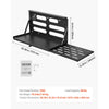 VEVOR Tailgate Table for Jeep Wrangler JL 2019 - Present , Carbon Steel Foldable Molle Panel Drop Down Table, Rear Door Cargo Storage Rack Shelf Luggage Holder Carrier Camping Accessories