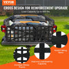 VEVOR Tailgate Net, 54 in x 18 in, Heavy Duty Cargo Net for Truck Bed with 4 Adjustable Telescopic Straps, Cross-reinforced Design, Extendable & Durable, Suitable for Pickup, Truck, Trailer, Jeep, SUV