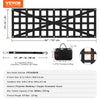 VEVOR Tailgate Net, 54 in x 18 in, Heavy Duty Cargo Net for Truck Bed with 4 Adjustable Telescopic Straps, Cross-reinforced Design, Extendable & Durable, Suitable for Pickup, Truck, Trailer, Jeep, SUV