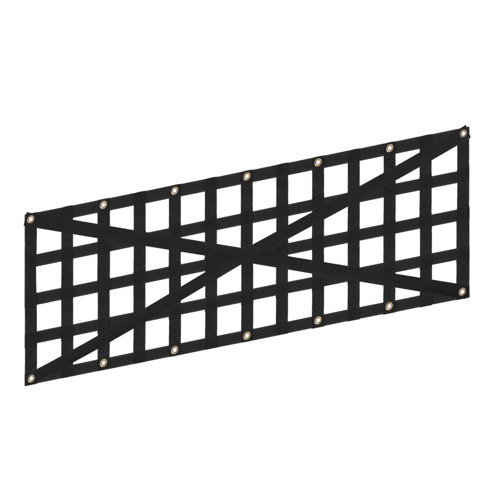 VEVOR Tailgate Net, 54 in x 18 in, Heavy Duty Cargo Net for Truck Bed with 4 Adjustable Telescopic Straps, Cross-reinforced Design, Extendable & Durable, Suitable for Pickup, Truck, Trailer, Jeep, SUV