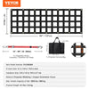VEVOR Tailgate Net, 54 in x 18 in, Heavy Duty Cargo Net for Truck Bed with 4 Adjustable Telescopic Straps, Extendable & Durable, Flexible Adjustment, Suitable for Pickup, Trailer, Truck, Jeep, SUV