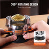 VEVOR Ball Vise, 3" Engraving Setting Tool, 360° Rotation Engraving Block Vise, 30 PCS Attachment Jewelry Engraving Block Tools Standard Block for Gemstone Inlay and Small-Scale Engraving