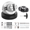 VEVOR Ball Vise, 5" Engraving Setting Tool, 360° Rotation Engraving Block Vise, 69 PCS Attachment Jewelry Engraving Block Tools Standard Block for Gemstone Inlay and Small-Scale Engraving
