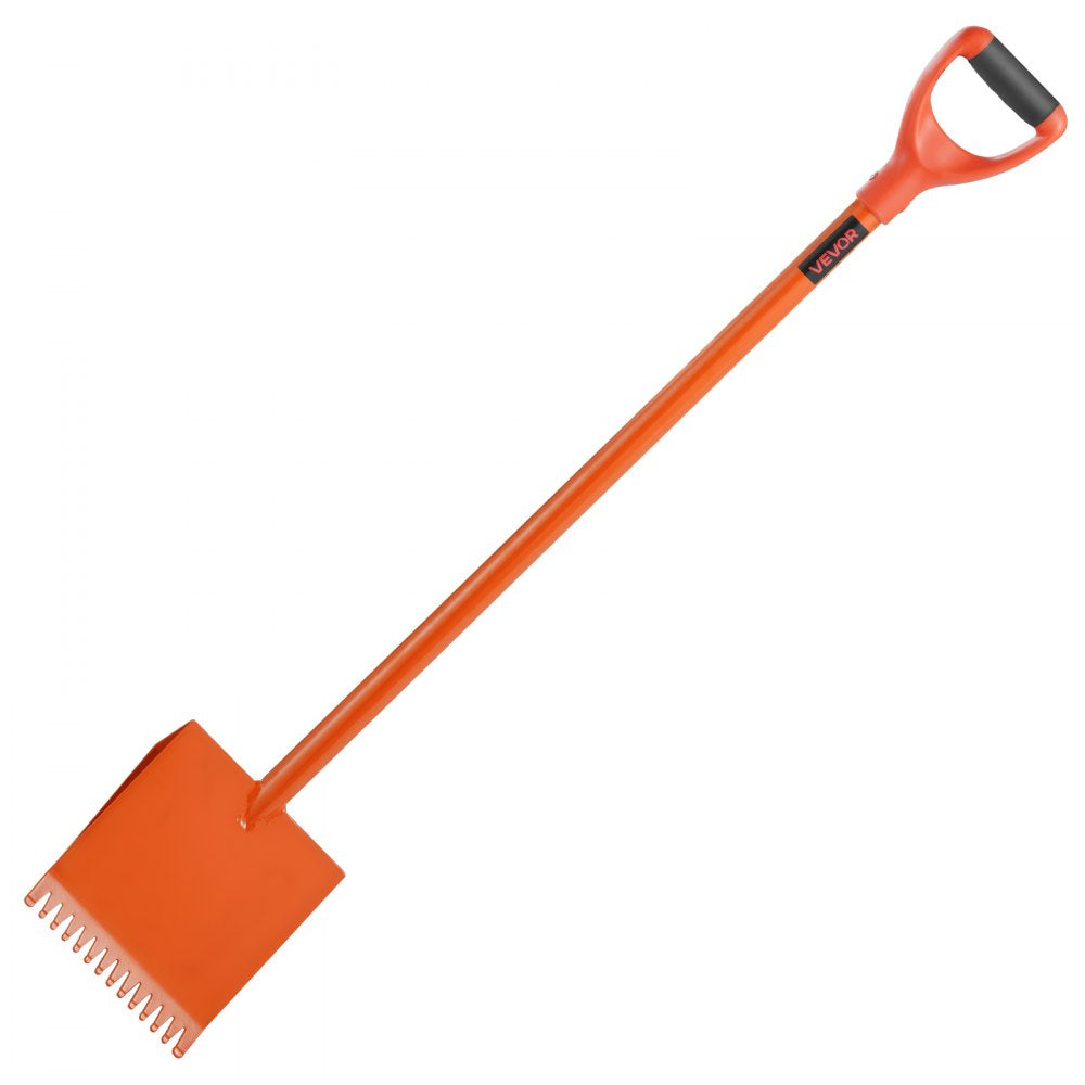 VEVOR Shingle Shovel 2 Pack, D-Grip Handle Shingle Roof Ripper, High Hardness 45# Steel & Lightweight Easy Tearing Off Roofing & Nails Tool, ideal for Commercial and Residential Use,Orange