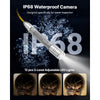 VEVOR 2026 Upgraded Sewer Camera with WiFi, 164ft/50m Drain Pipeline Camera, IP68 Snake Plumbing Cameras with Light - 12 LEDS, Wireless WiFi Connectivity to Phone/Tablet for Sewer Duct Pipe Inspection