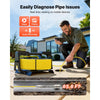 VEVOR 2026 Upgraded Sewer Camera with WiFi, 65.6ft/20m Drain Pipeline Camera, IP68 Snake Plumbing Cameras with Light- 12 LEDS, Wireless WiFi Connectivity to Phone/Tablet for Sewer Duct Pipe Inspection