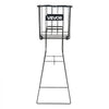 VEVOR Tennis Ball Hopper, Holds 75 Tennis Balls, Pickleball Basket Cart with Wheels for Easy Pick Up, Portable Pickleball Caddy with Heavy-Duty Construction, Handle, for Training Carrying Storage