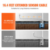 VEVOR Sump Pump Alarm, Indoor/Outdoor High Water Septic Tank Alarm With HI/LO Dual Sensors, 85dB Loud Alarm and 16.4ft Extended Sensor Cable, For Sewage Pits, Submersible, Utility