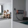 VEVOR 2500W Sump Pump Battery Backup System, LCD Display, Auto Switches to Battery Inverter Power for Sump Pump, Pure Sine Wave, for Basement Protection Emergency Power Outage, Batteries Not Included