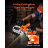 VEVOR 20V Portable Band Saw Kit, 2.56-Inch Deep Cut, AC 110V, 360W Bandsaw with Brushless Motor, 4.0 Ah Battery, Cordless and Compact Portaband, 0-192 m/min Variable Speed, for Cutting Metal, Wood