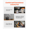 VEVOR 20V Portable Band Saw Kit, 5 Inches Deep Cut, AC 110V, 360W Bandsaw with Brushless Motor, 4.0 Ah Battery, Cordless and Compact Portaband, 0-120 m/min Variable Speed, for Cutting Metal, Wood