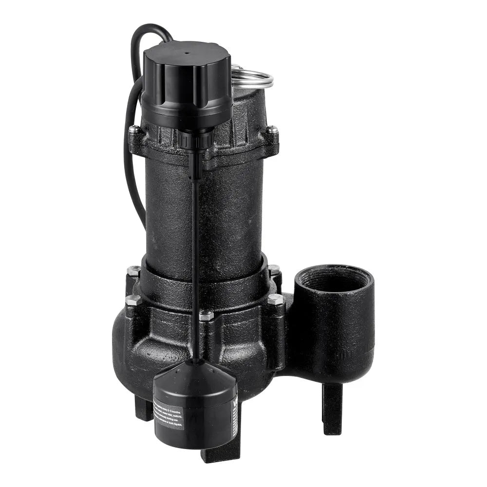 Vevor Sewage Pump System 1/2 HP 4800 GPH Cast Iron Basin Kit 120V 2