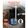 VEVOR Sewage Pump System, 1/2 HP, 4800 GPH Cast Iron Sewage Pump with Basin Kit, 120 Volt, Automatic On/Off Outdoor Water/Seepage Collection and Removal System with Float Switch, 2" Discharge, Black