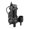 VEVOR Sewage Pump System, 1/2 HP, 4800 GPH Cast Iron Sewage Pump with Basin Kit, 120 Volt, Automatic On/Off Outdoor Water/Seepage Collection and Removal System with Float Switch, 2" Discharge, Black