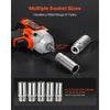 VEVOR Cordless Impact Wrench, 280 ft-lbs / 380 N·m High Torque, 3/8 inch, 20V Electric Impact Wrench with Brushless Motor, 4Ah Battery, Charger, 5 Sockets and Belt Clip, for Car Tire Truck DIY