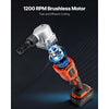 VEVOR Cordless Metal Nibbler, with 18 V 4000 mAh Battery, 1200 RPM Brushless Motor, Electric Nibbler Metal Cutter with Plastic Carrying Case for Cutting Stainless Steel, Aluminum, and Copper Sheet