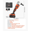 VEVOR Cordless Metal Nibbler, with 18 V 4000 mAh Battery, 1200 RPM Brushless Motor, Electric Nibbler Metal Cutter with Plastic Carrying Case for Cutting Stainless Steel, Aluminum, and Copper Sheet