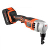 VEVOR Cordless Metal Nibbler, with 18 V 4000 mAh Battery, 1200 RPM Brushless Motor, Electric Nibbler Metal Cutter with Plastic Carrying Case for Cutting Stainless Steel, Aluminum, and Copper Sheet