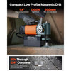 Compact low profile magnetic drill feature image (1.4 in max coring diameter, 1300W, 650 RPM)
