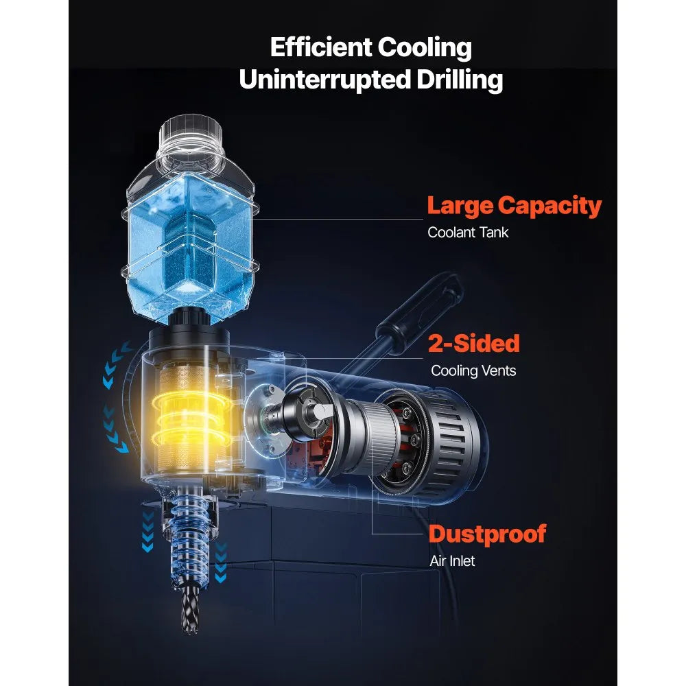 Efficient cooling system with coolant tank and dustproof air inlet feature image