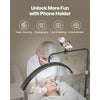 VEVOR Half Moon Light for Esthetician, 23 inch Dimmable LED Floor Lamp Lash Light for Eyelash Extensions, Arched Eyelash Lamp with Phone Holder, Remote Control, for Beauty, Skincare, Eyebrows, Tattoo