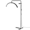 VEVOR Half Moon Light for Esthetician, 26 inch Dimmable LED Floor Lamp Lash Light for Eyelash Extensions, Arched Eyelash Lamp with Phone Holder, Remote Control, for Beauty, Skincare, Eyebrows, Tattoo