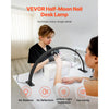 VEVOR Nail Desk Light, 30 W Half Moon Desk Lamp with Phone Holder, Adjustable Brightness and Color Temperature, Arched LED Table Light for Nail Tech, Tattoo Artists, Beauty, Eyelash Extensions