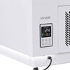 VEVOR Open Air Merchandiser, 3.1 cu. ft. Shelving Commercial Refrigerator, Grab and Go Fan Cooling Display Cooler, with LED Lighting, Night Curtain, Horizontal for Restaurants, Stores, Office