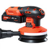 VEVOR 5-Inch Cordless Random Orbital Sander 300W Brushless Orbital Sander, 4000-10000RPM 7 Speeds Electric Palm Sanders with 10PCS Sandpapers & Dust Collection Bag for Woodworking Detailing Sanding
