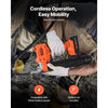 VEVOR Cordless Grease Gun, 8000 PSI Max Pressure, Battery Operated Grease Gun with LED Light & 35.4-inch Long Hose, Compatible with 18V Makita Batteries, For Greasing Vehicles or Machines(Tool Only)